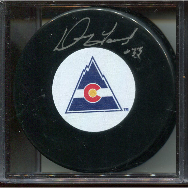 Signed Puck - Colorado Rockies - Doug Favell - COJO Sports COA