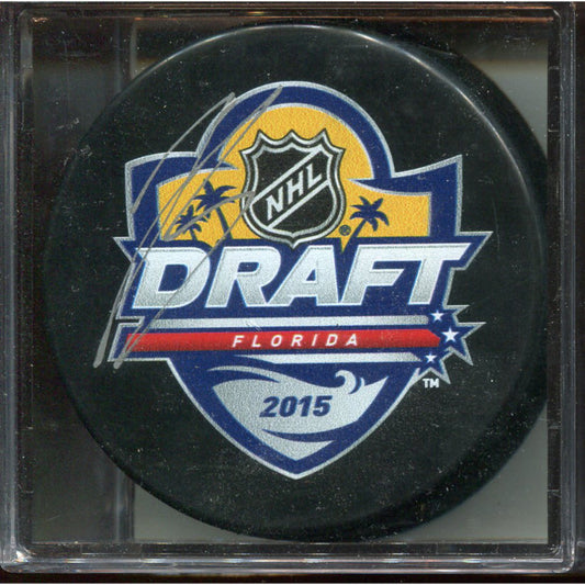 Signed Puck - Draft 2015 - Jeremy Bracco - COJO Sports COA