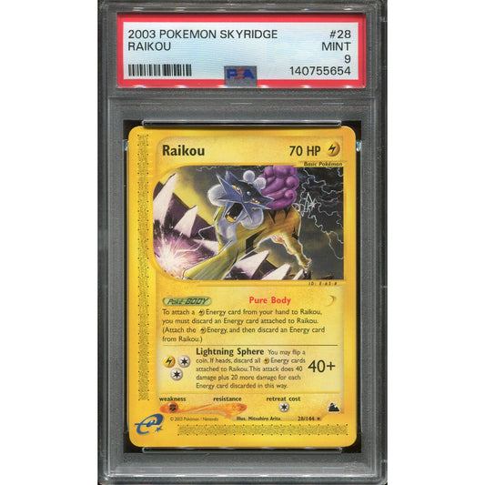 Raikou (SK 28) Skyridge - PSA 9