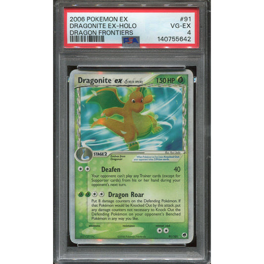 Dragonite ex δ Delta Species (DF 91) EX Dragon Frontiers - PSA 4