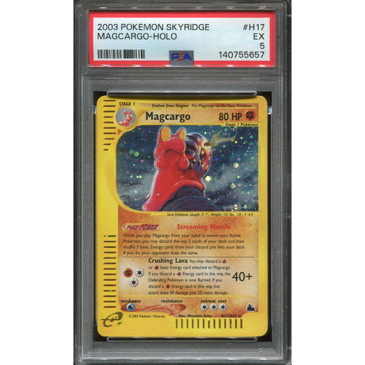 Magcargo (SK H17) Skyridge - PSA 5