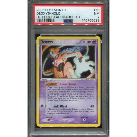 Deoxys (DX 16) EX Deoxys - Starcharge Team deck - PSA 7