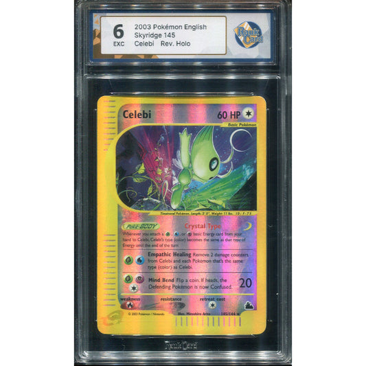 Celebi (SK 145) Skyridge - Reverse - RaukCard 6