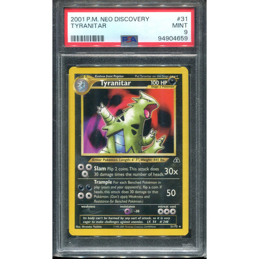 Tyranitar (NDI 31) Neo Discovery - PSA 9