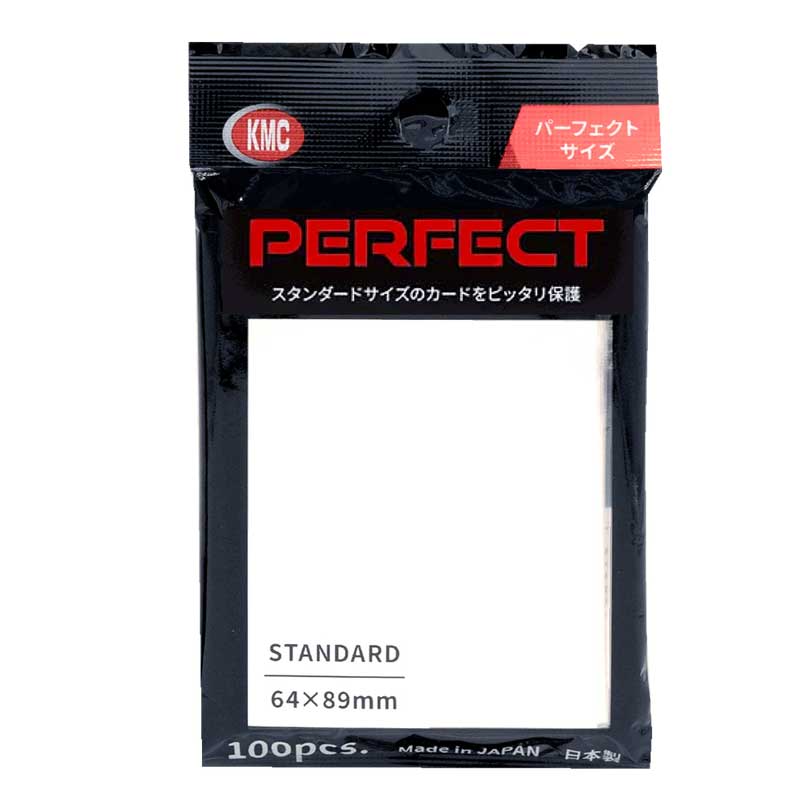 KMC Standard Sleeves - Perfect Size (100 Sleeves)