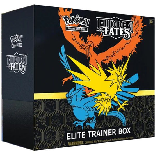 Pokémon, Hidden Fates, Elite Trainer Box (Damaged)