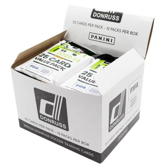 2022-23 Panini Donruss Soccer (Fat Pack) Hel box – 12 paket