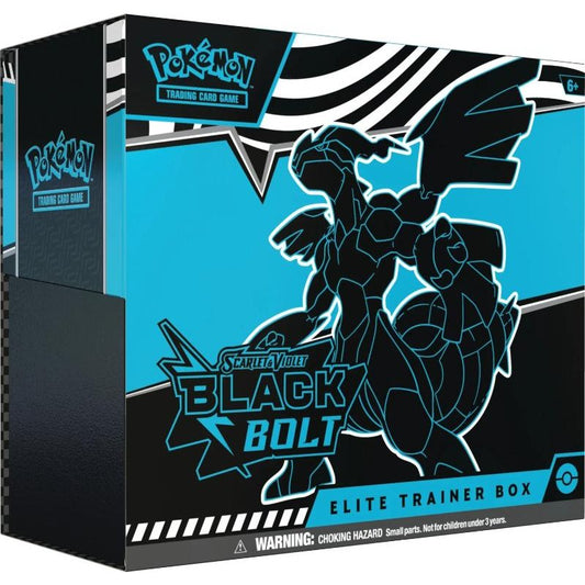 Pokémon, Scarlet & Violet 10.5: Black Bolt & White Flare - Black Bolt Elite Trainer Box