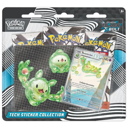 Pokémon, Scarlet & Violet 10.5: Black Bolt & White Flare - Black Bolt Tech Sticker Collection