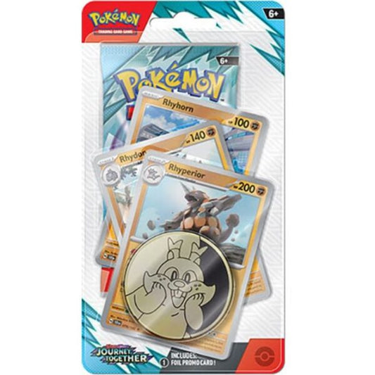 Pokémon, Scarlet & Violet 9: Journey Together, Premium Checklane, Rhyperior