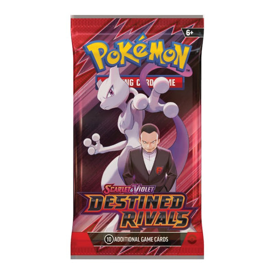 Pokémon, Scarlet & Violet 10: Destined Rivals, 1 Booster pack (Max 3 per hushåll)