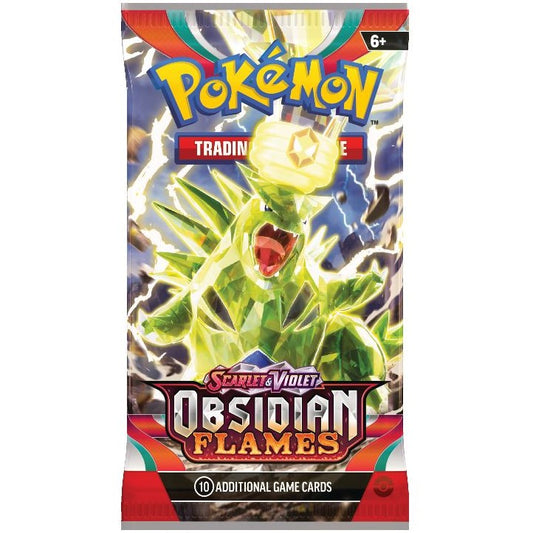 Pokémon, Scarlet & Violet 3: Obsidian Flames, 1 booster pack