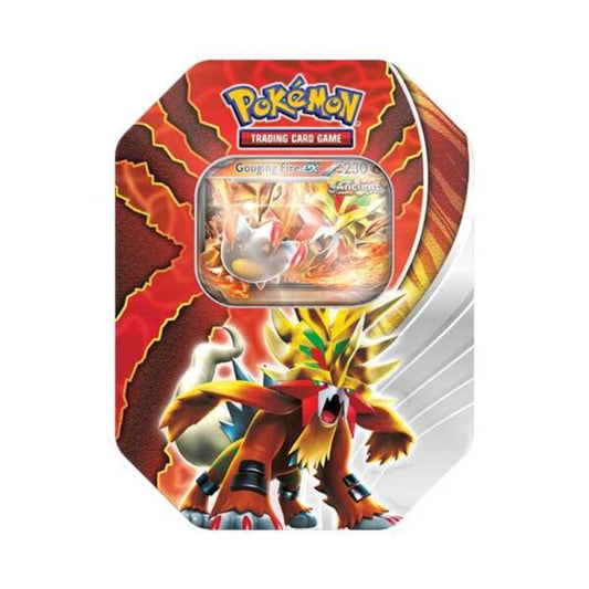 Pokémon, Paradox Destinies 2024 Fall Tin: Gouging Fire ex