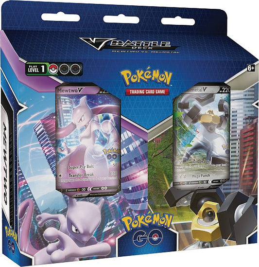 Pokémon, Sword & Shield 10.5: Pokemon GO – V Battle Deck Bundle: Mewtwo vs. Melmetal