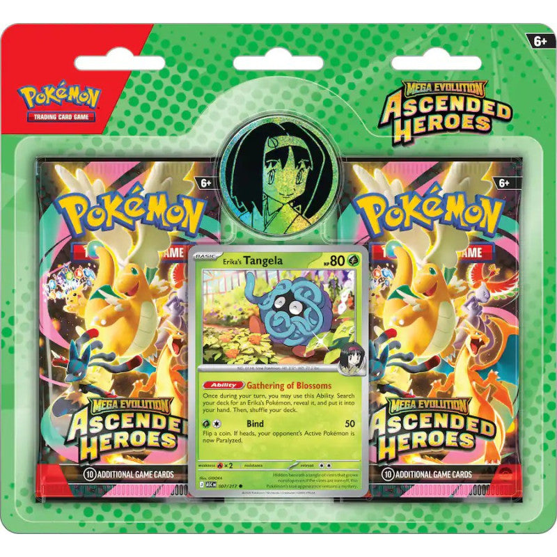 Pokémon, Mega Evolution 2.5: Ascended Heroes Enhanced 2-pack - Tangela (max 5 per hushåll)