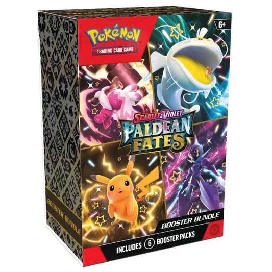 Pokémon, Scarlet & Violet 4,5: Paldean Fates, Booster Bundle (6 packs)