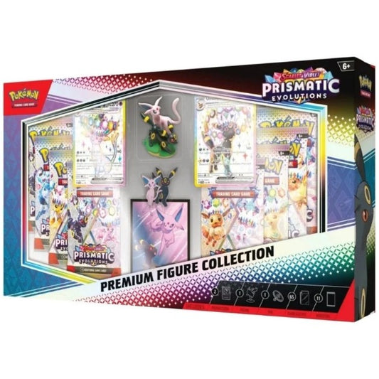 Pokémon, Scarlet & Violet 8,5: Prismatic Evolutions - Premium Figure Collection Box