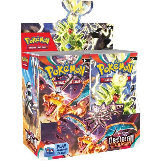 Pokémon, Scarlet & Violet 3: Obsidian Flames, Display / Booster Box + Acrylic case