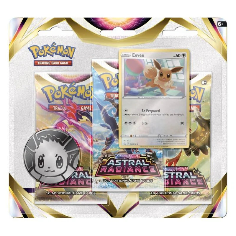Pokémon, Scarlet & Violet: Astral radiance, 3-Pack Blister: Eevee