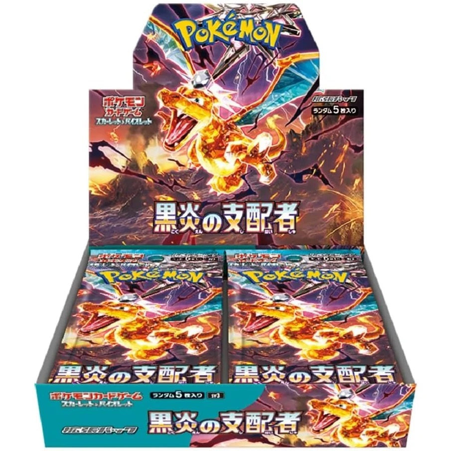Pokémon, Scarlet & Violet: Ruler of The Black Flame – sv3, Display / Booster Box (Japansk)