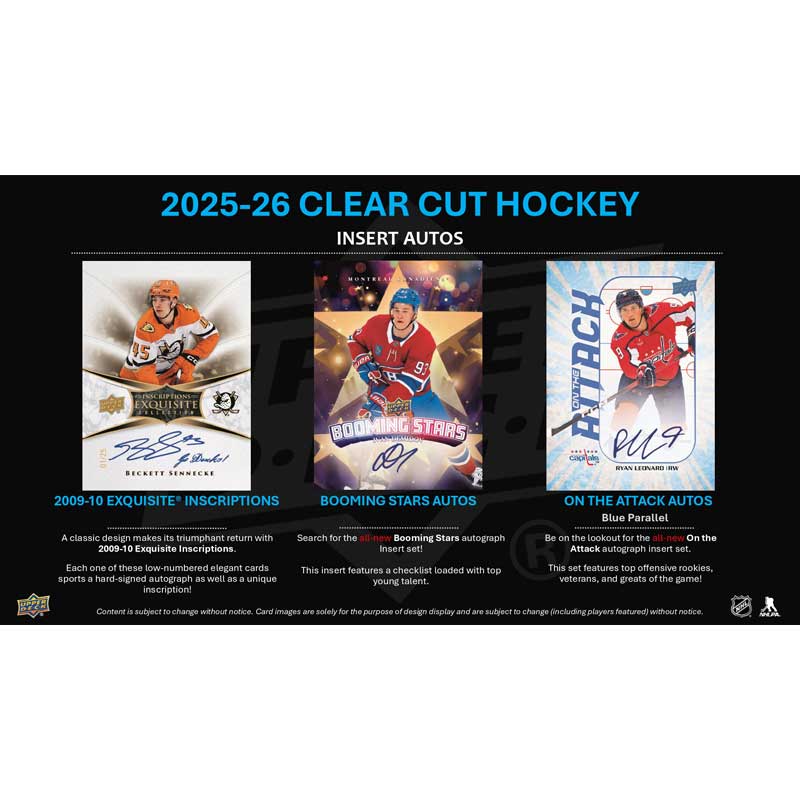 2025-26 Upper Deck Clear Cut (Hobby)