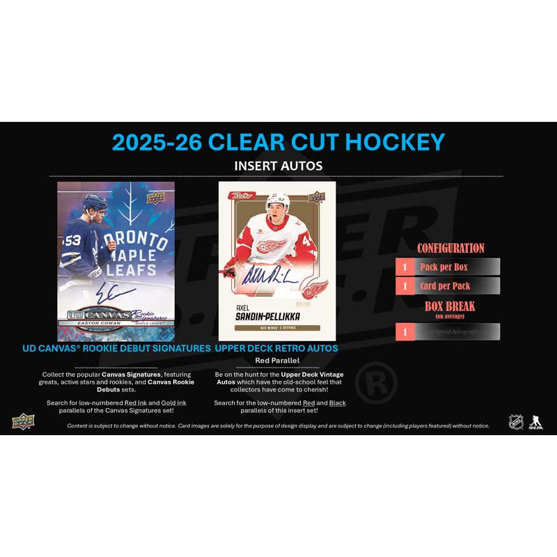 2025-26 Upper Deck Clear Cut (Hobby)