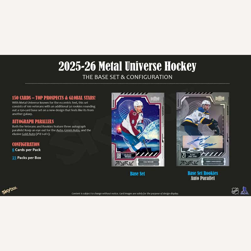 2025-26 Upper Deck Skybox Metal Universe (Hobby)