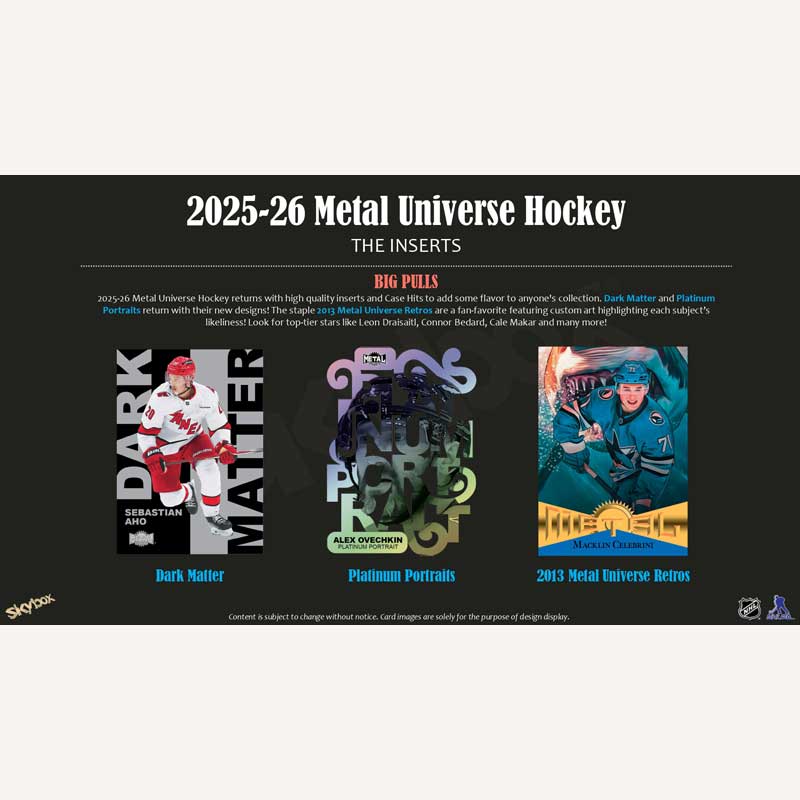 2025-26 Upper Deck Skybox Metal Universe (Hobby)