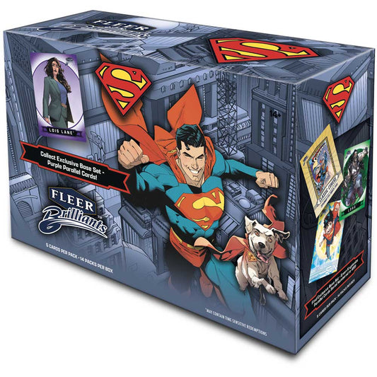 2025 Upper Deck Fleer Brilliants Superman (14 Packs per Box)