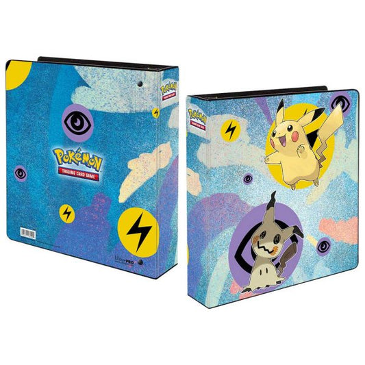 Pokémon, 3-rings pärm för lösa fickor, Album 2″ Pikachu & Mimikyu