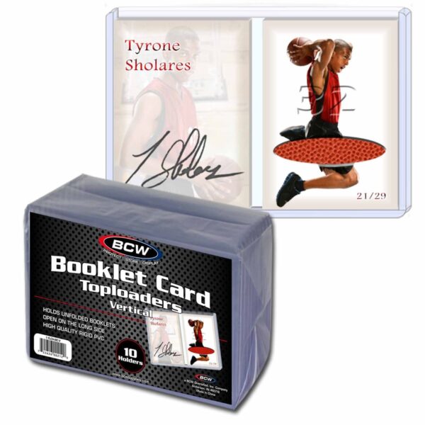 Toploader Booklet Card (Vertical) 10-pack