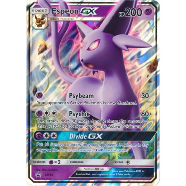 Espeon GX - SM35 - Oversized Promo Pokemon Oversized Cards