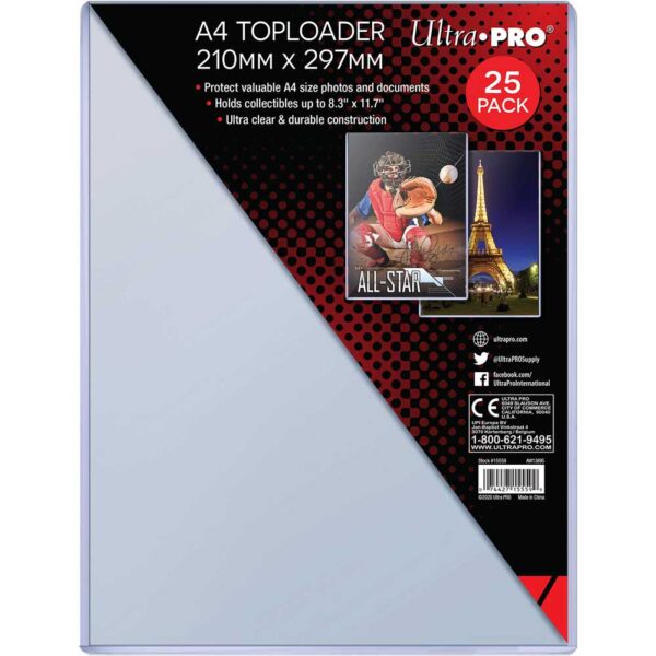 A4 Toploader (210mm x 297mm), 1 st