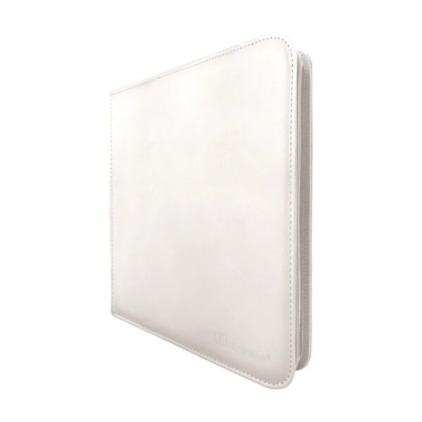 Vivid 12-Pocket Zippered PRO-Binder - White