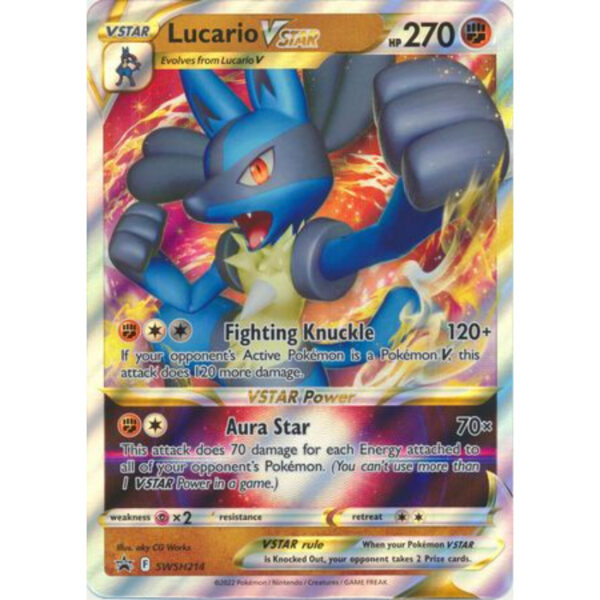 Lucario VSTAR - SWSH214 - Oversized Promo Pokemon Oversized Cards