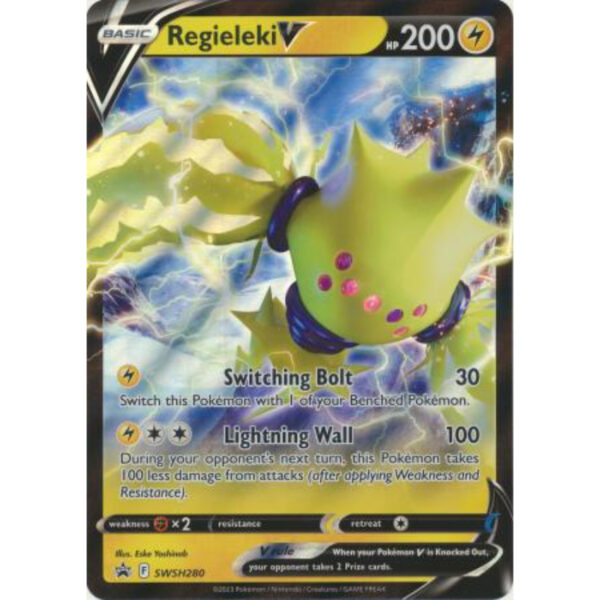 Regieleki V - SWSH280 - Oversized Promo Pokemon Oversized Cards
