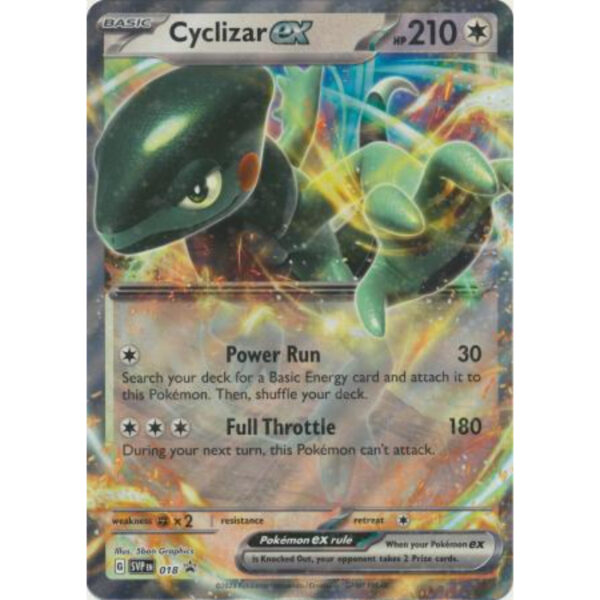 Cyclizar ex - SVP018 - Oversized Promo Pokemon Oversized Cards