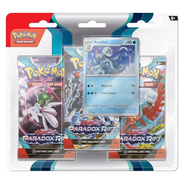 Pokémon, Scarlet & Violet 4: Paradox Rift 3-pack blister, Arctibax