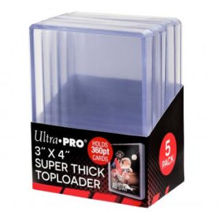 Toploaders. 360pt, 5-pack