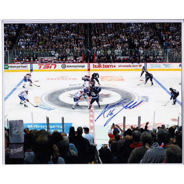 Andrew Ladd - Autographed 8x10 photo (Winnipeg Jets) cert