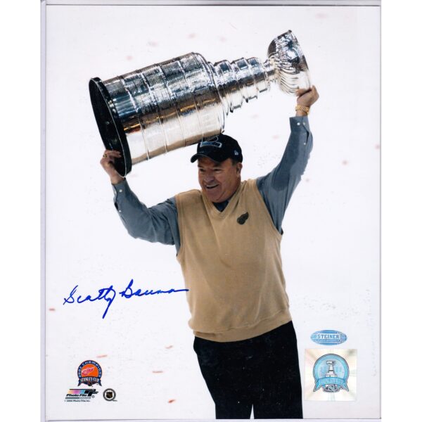 Scotty Bowman - Autographed 8x10 photo (Detroit Red Wings) cert