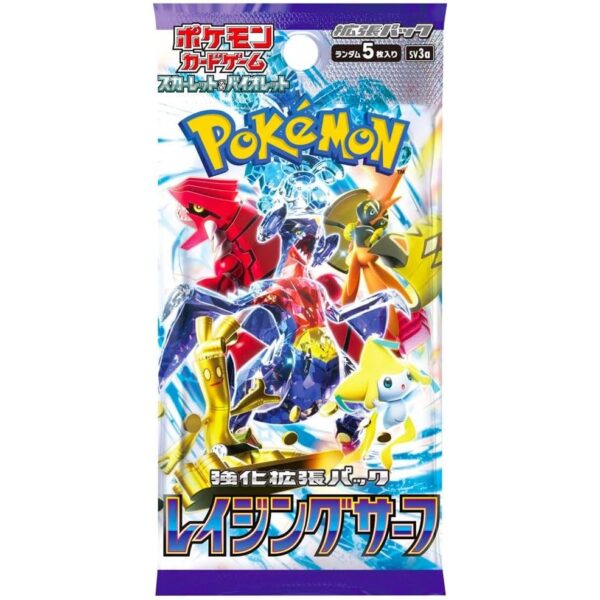 Pokémon, Scarlet & Violet: Raging Surf - sv3a, 1 booster pack (Japansk)