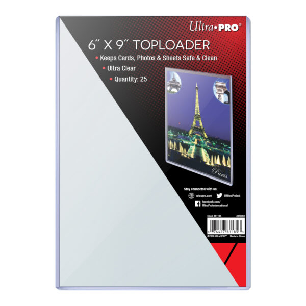 6" X 9" Toploader (152.4 mm x 228.6 mm), 1 st
