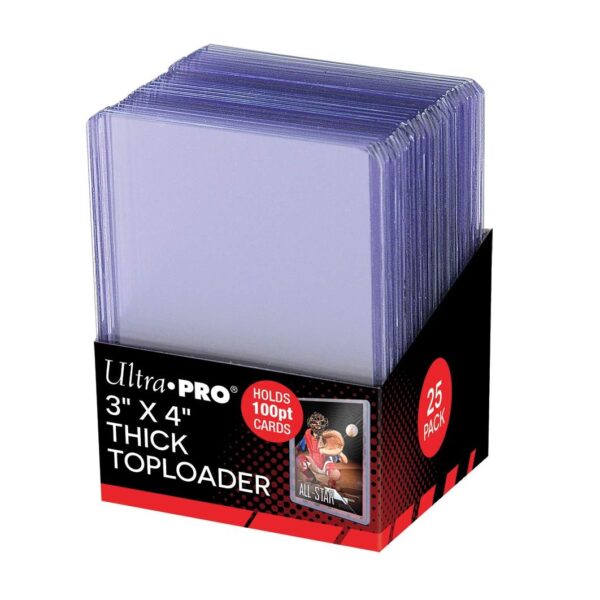 Toploaders. 100pt, 25-pack
