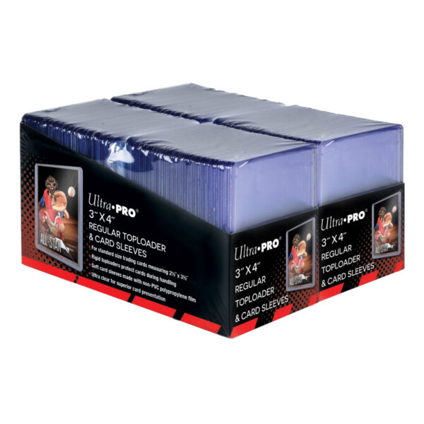 Toploader 3x4" 35 pt Regular & Card Sleeves 200ct pack