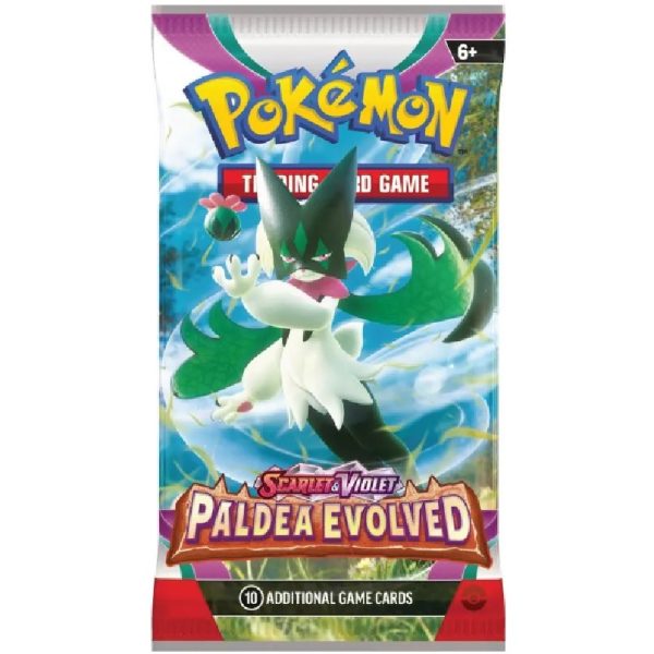 Pokémon, Scarlet & Violet 2: Paldea Evolved, 1 booster pack