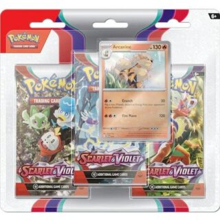 Pokémon, Scarlet & Violet: 3-pack blister, Arcanine