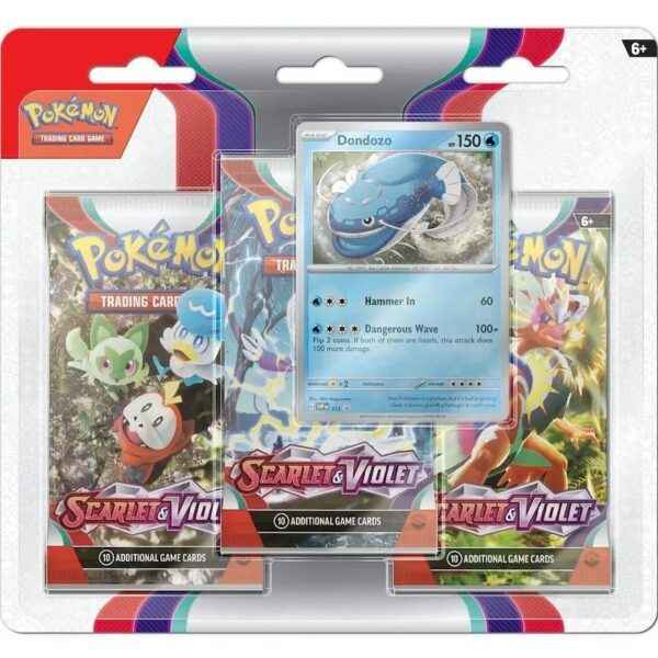 Pokémon, Scarlet & Violet: 3-pack blister, Dondozo