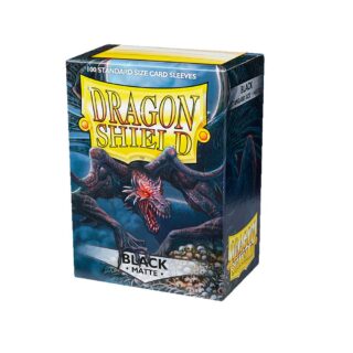 Dragon Shield - Matte Black (100 sleeves)