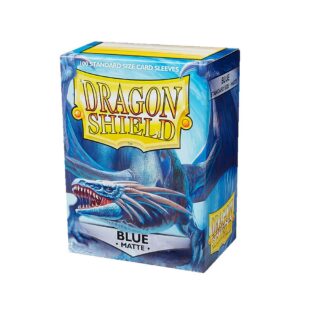 Dragon Shield - Matte Blue (100 sleeves)